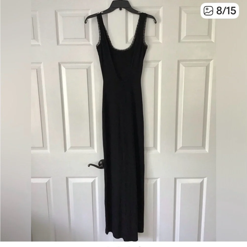 SKIMS SOFT LOUNGE LACE SCOOP NECK DRESS - Picture 4 of 5
